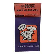 Saucy Spice Co Beef Massaman - 40g. Gluten Free